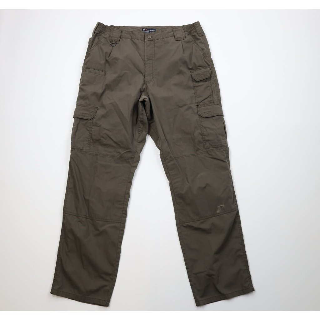 5.11 Tactical Series Mens 38x34 Faded Ripstop Taclite Pro Cargo Pants Olive